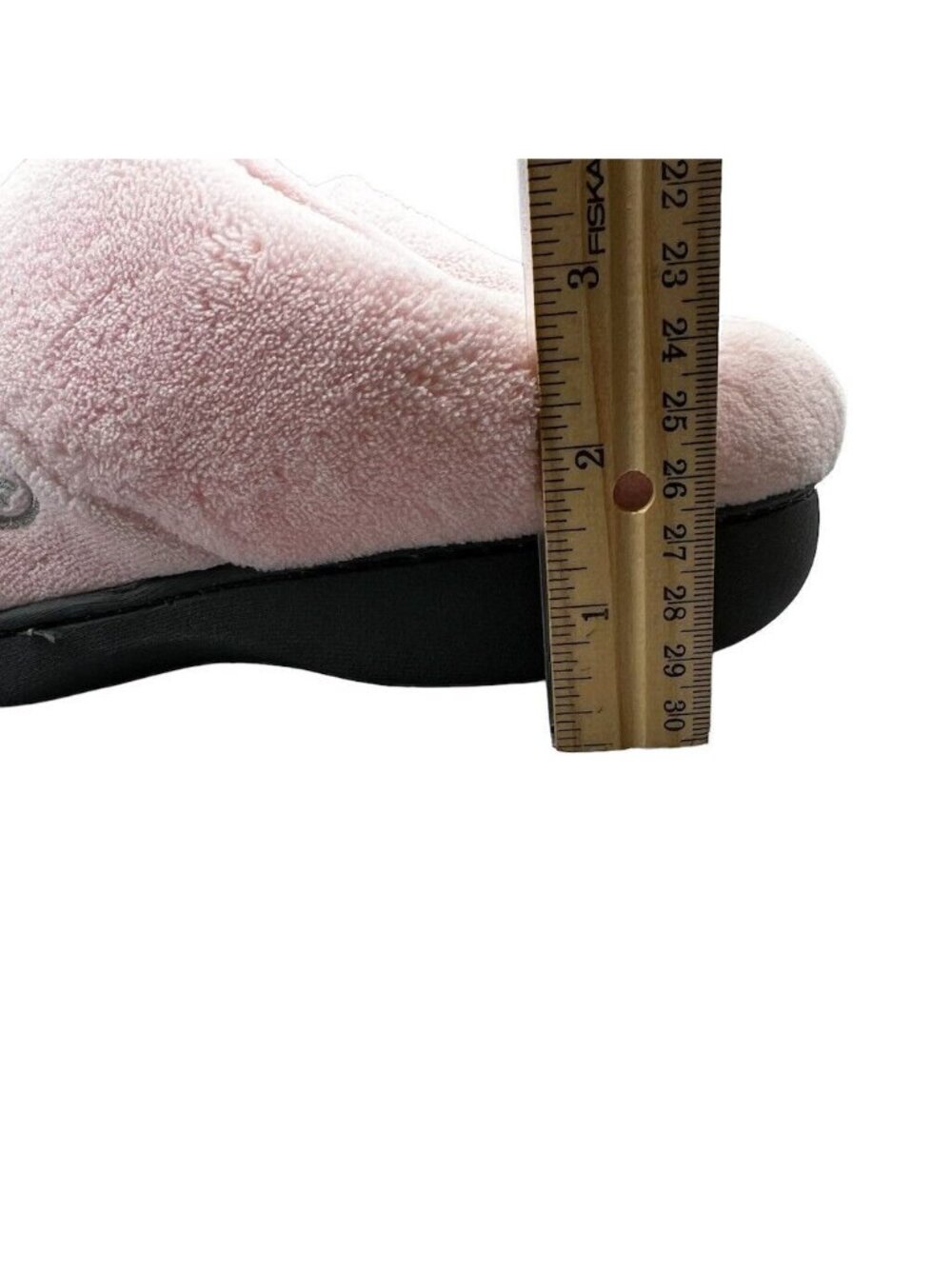 Isotoner Womens Pink Memory Foam Slippers Size Large (8.5-9) - Picture 8 of 8